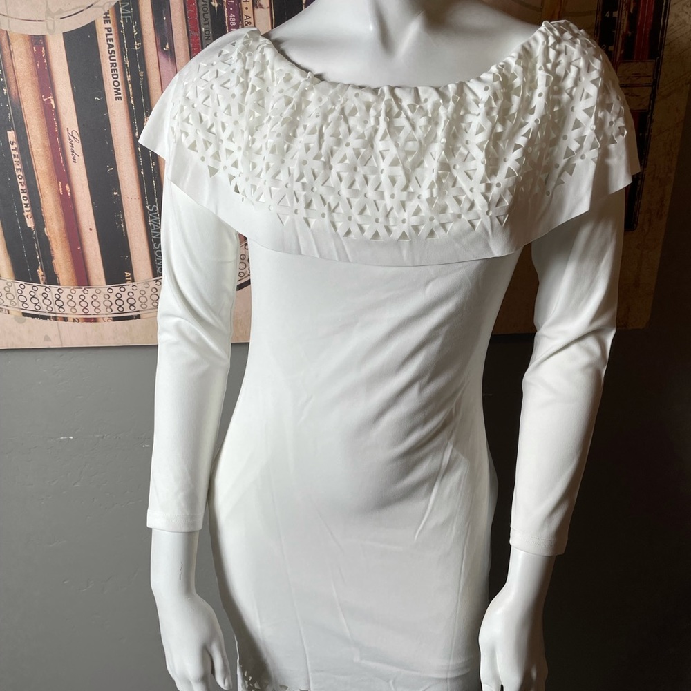 White Cutout Dress